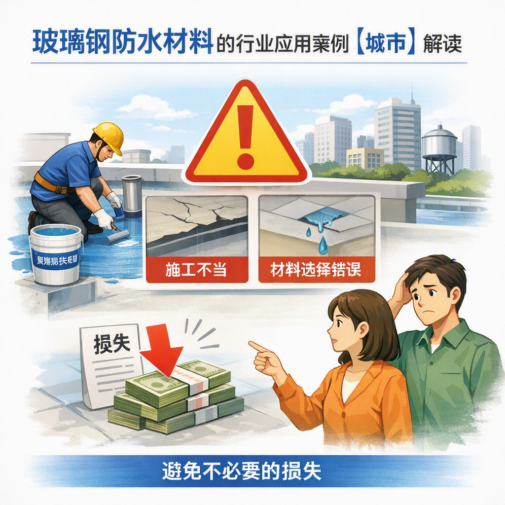 玻璃钢防水材料的行业应用案例,孝感解读